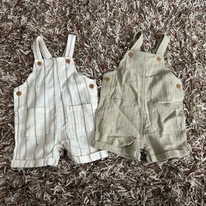 Little Co. Bundle of Overalls Size 12M